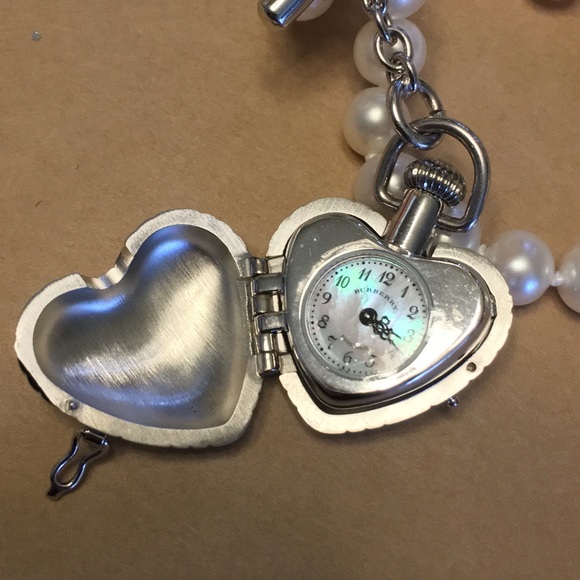 Burberry Pearl Watch with Mother of Pearl New 925 - Picture 7 of 8